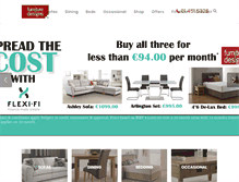 Tablet Screenshot of furnituredesigns.ie